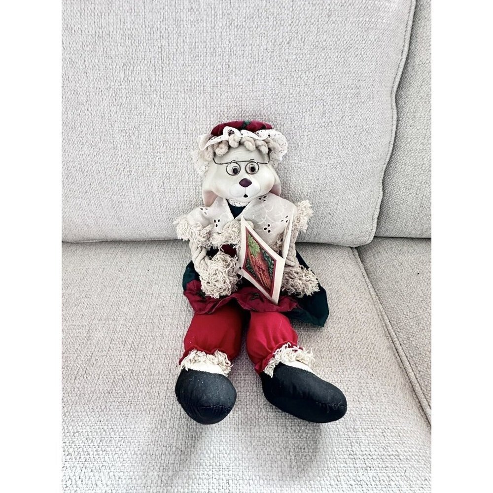 House of Lloyd Christmas Around the World Grannie Flo Bunny 1996 Vtge 16 in